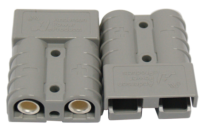 ANDERSON CONN GREY 50A SUITS CABLE SIZE UP TO 8 B&S PAIR – 12Volt Customs