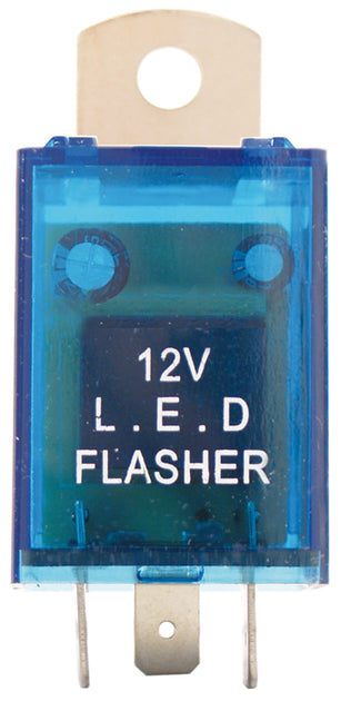 LED FLASHER 12V 3 PIN REQUIRES LOAD OF INCANDESENT BULB TO FLASH CORRE ...