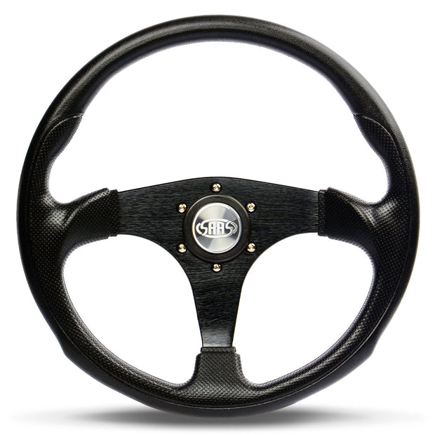 Steering Wheel Poly 14" Octane Black Spoke