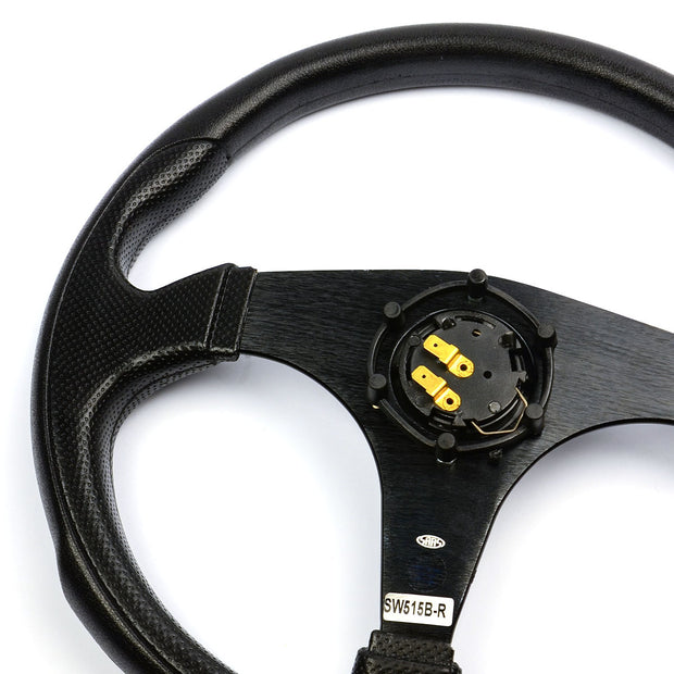 Steering Wheel Poly 14" Octane Black Spoke