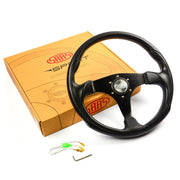 Steering Wheel Poly 14" Octane Black Spoke