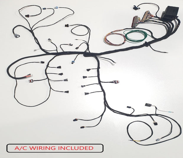 LS1 Stand Alone Engine Wiring Harness With A/C Wiring