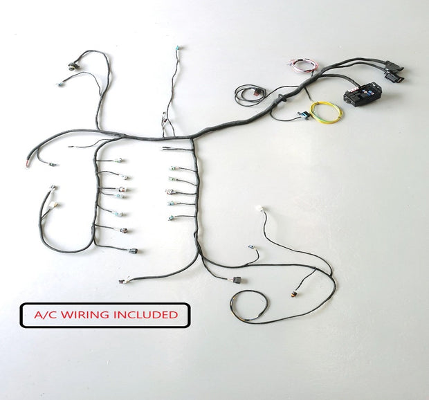 L76 L77 L98 LS3 Stand Alone Engine Wiring Harness With A/C Wiring