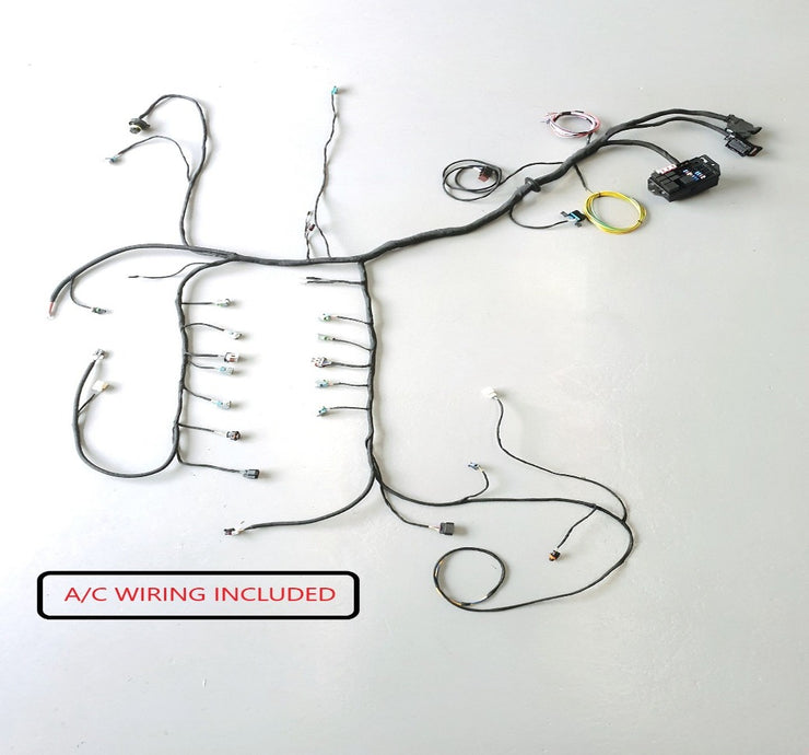 L76 L77 L98 LS3 Stand Alone Engine Wiring Harness With A/C Wiring ...