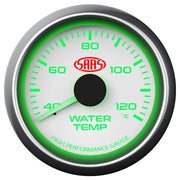 Water Temp Gauge 40°-120° 52mm White Muscle Series