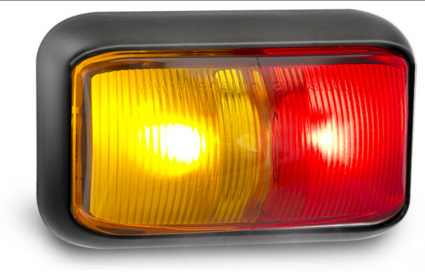 Red And Amber Side Marker Lamp