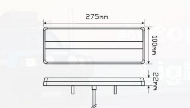 Stop/Tail/Indicator With Reflex Reflector