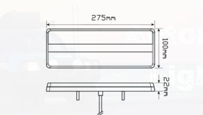 Stop/Tail/Indicator With Reflex Reflector
