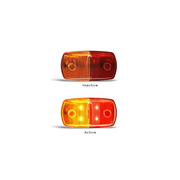 Red And Amber Side Marker Lamp
