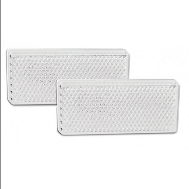 White Reflex Reflector