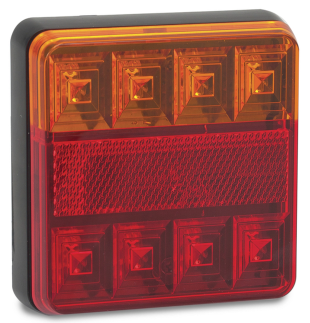 Stop/Tail/Indicator Lamp With Reflex Reflector 101BAR2