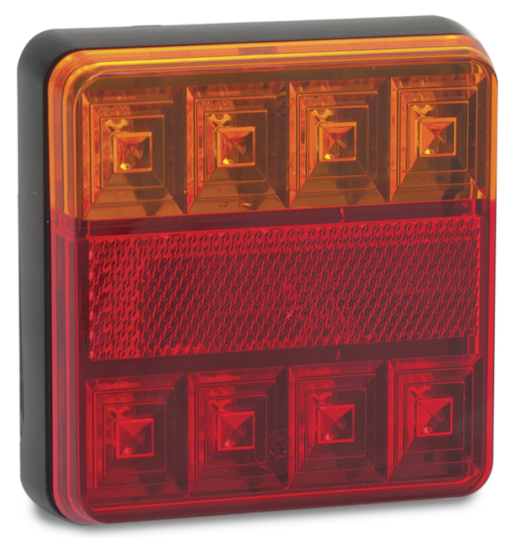 Stop/Tail/Indicator Lamp With Reflex Reflector 101BAR2