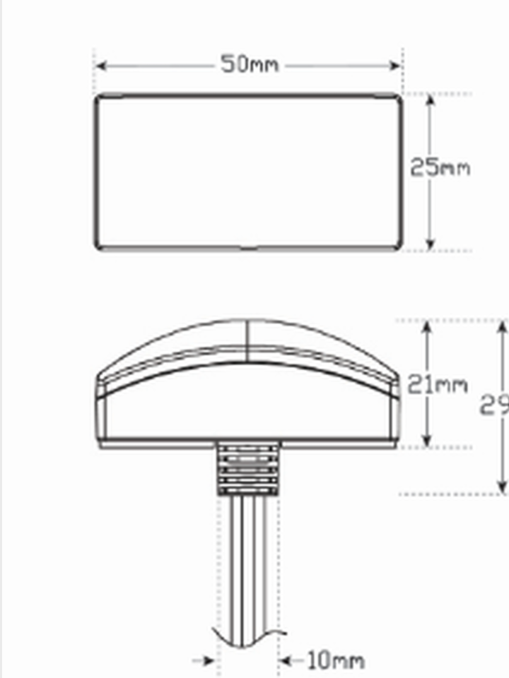 Rear End Outline Marker 5025RM2