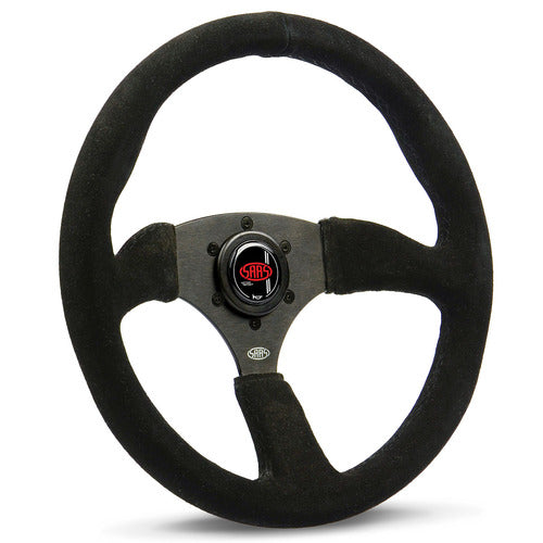Steering Wheel Suede 14" Tokyo Motorsport Black Spoke