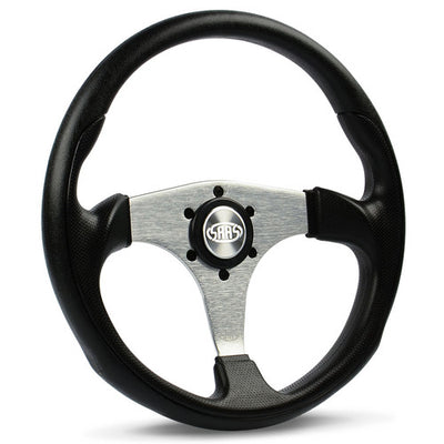Steering Wheel Poly 14" Octane Brushed Alloy Spoke