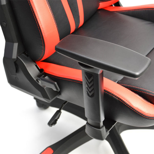 Executive Office Chair Black With Red Accents Gaming