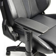 Executive Office Chair Black With Carbon Accents Gaming