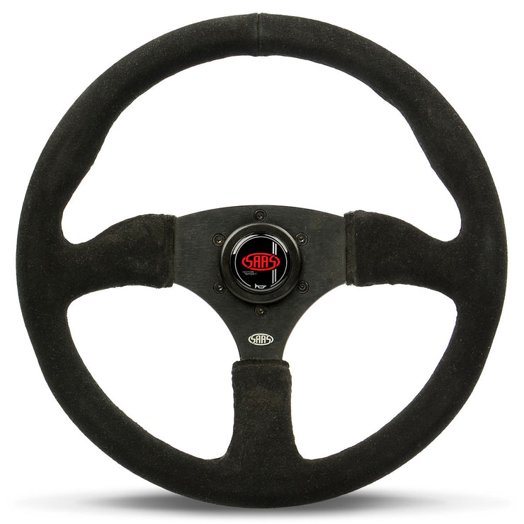 Steering Wheel Suede 14" Tokyo Motorsport Black Spoke