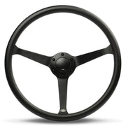 Steering Wheel Poly 15" Classic Deep Dish Black Alloy Solid