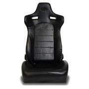 SAAS Blade Seat Dual Recline Black PU Leather ADR Compliant