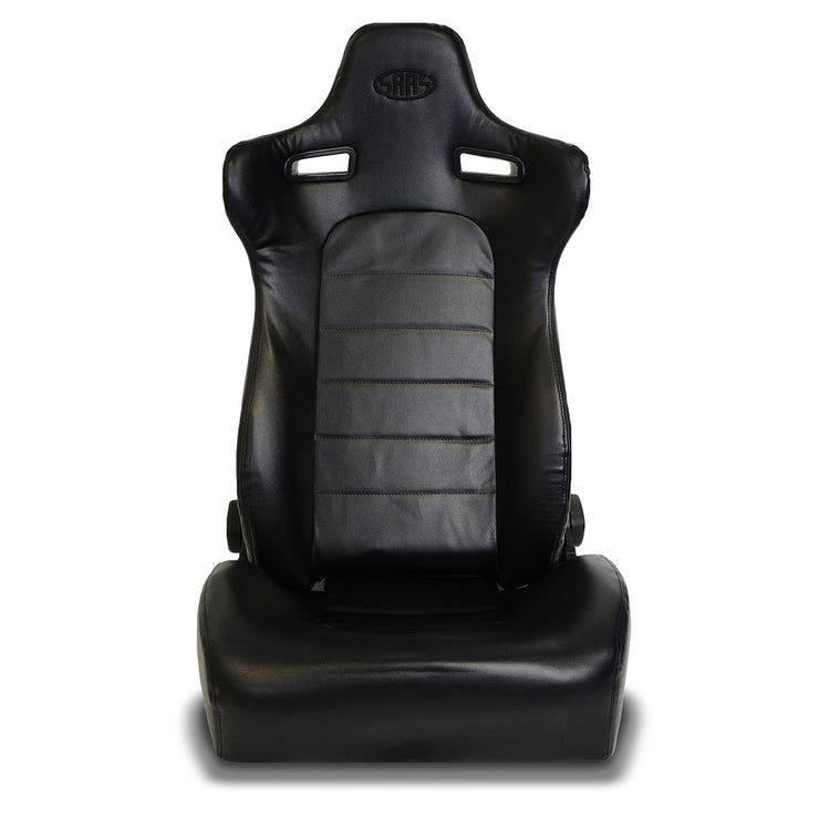 SAAS Blade Seat Dual Recline Black PU Leather ADR Compliant
