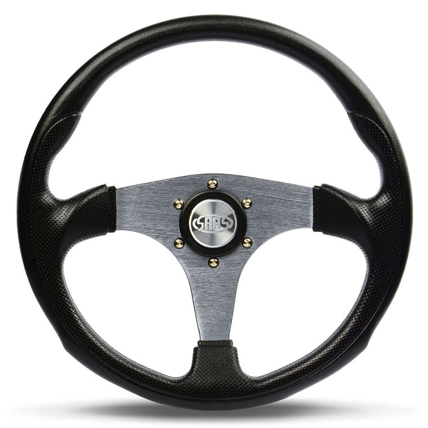 Steering Wheel Poly 14" Octane Titanium Spoke