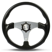 Steering Wheel Poly 14" Octane Brushed Alloy Spoke