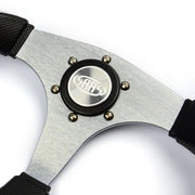 Steering Wheel Poly 14" Octane Titanium Spoke