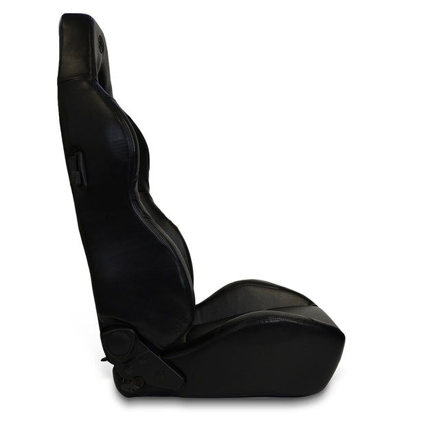 Seat Dual Recline Kombat Black PU Leather ADR Compliant