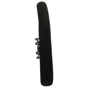 Steering Wheel Suede 13" Black Flat Bottom + Indicator