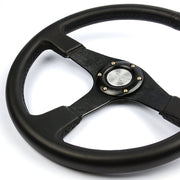 Steering Wheel Leather 15 " Octane Black Spoke
