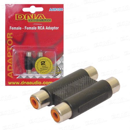 2 RCA F To 2 RCA F Adaptor 1 Pk