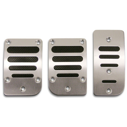 Pedal Pad Kit-Aluminium Black Manual