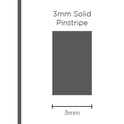 Pinstripe Solid Charcoal 3mm x 10mt