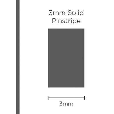 Pinstripe Solid Charcoal 3mm x 10mt