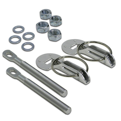 Hood Pin Kit - Silver