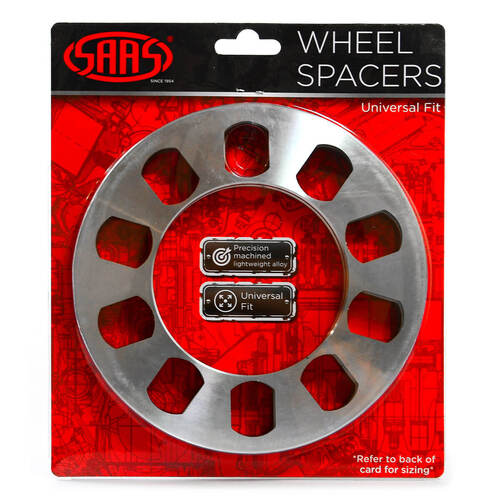 Wheel Spacer x 2 Universal 5 Stud 5mm