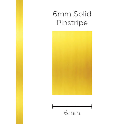 Pinstripe Solid Gold Mylar 6mm x 10mt