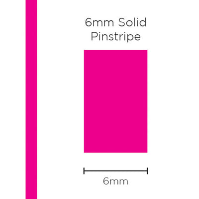 Pinstripe Solid Pink 6mm x 10mt