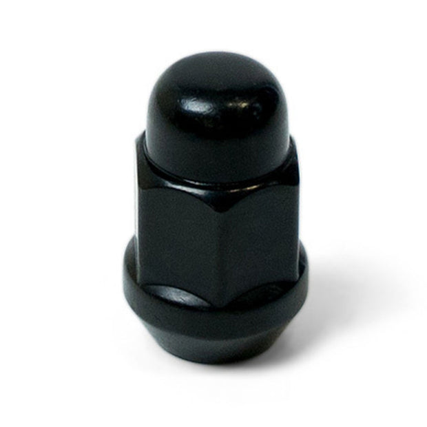 Wheel Nuts Acorn Bulge 12 x 1.50 Black 35mm 5Pk