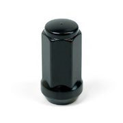 Wheel Nuts Flat Head Bulge 14x 1.5 Black 45mm 5Pk