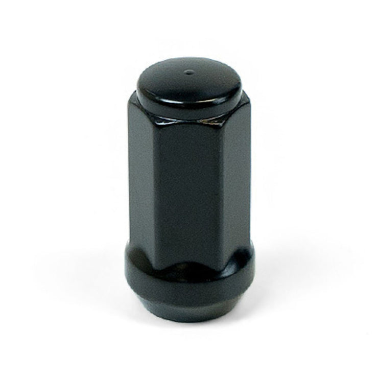 Wheel Nuts Flat Head Bulge 14x 1.5 Black 45mm 5Pk