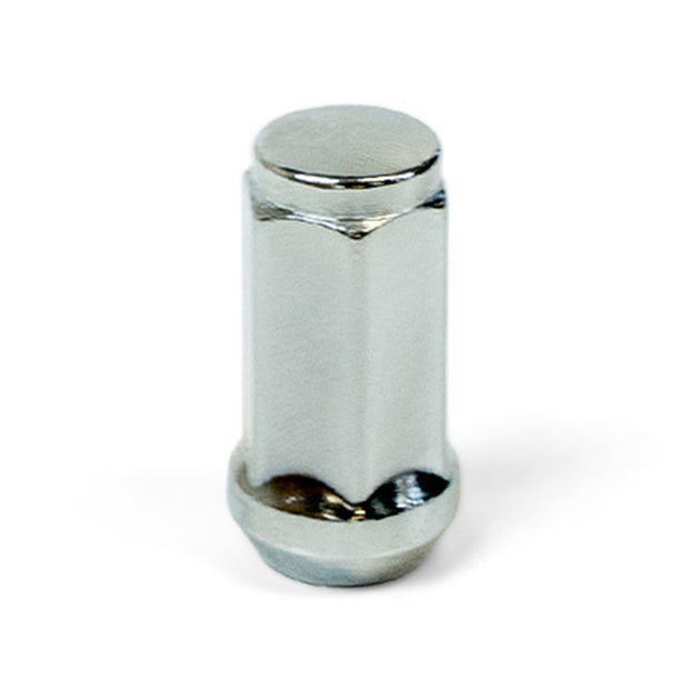 Wheel Nuts Flat Head Bulge 14x 1.5 Chr 45mm 5Pk