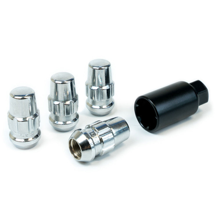 Lock Nuts Splined Acorn Bulge 44mm 14mm x 1.50 Pk 4