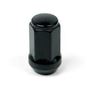 Wheel Nuts Flat Head Bulge 1/2" Black 40mm 5Pk