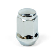 Wheel Nuts Flat Head Bulge 1/2" Chr 35mm 5Pk