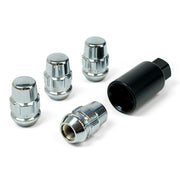 Lock Nuts Splined Acorn Bulge 1/2 Pk 4