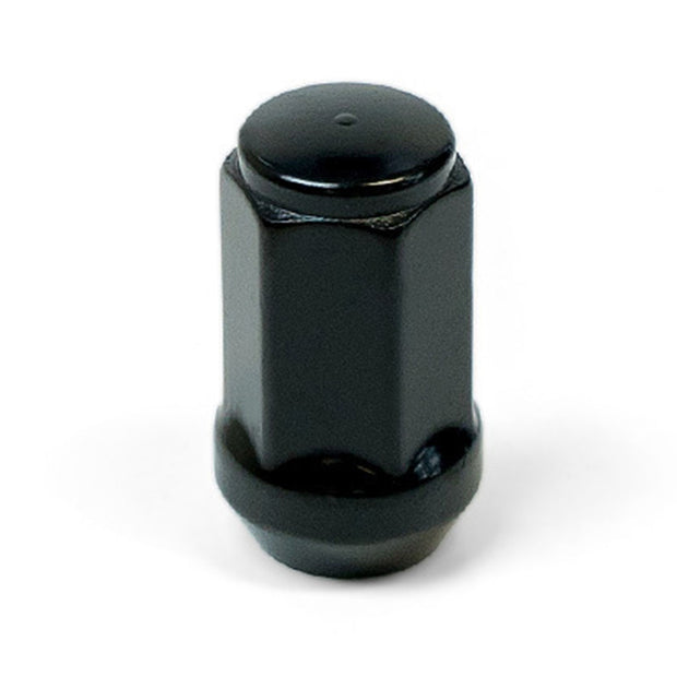 Wheel Nut Flat Head Bulge 1/2 Black 40mm