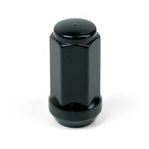 Wheel Nut Flat Head Bulge 14x 1.5 Black Chrome 45mm
