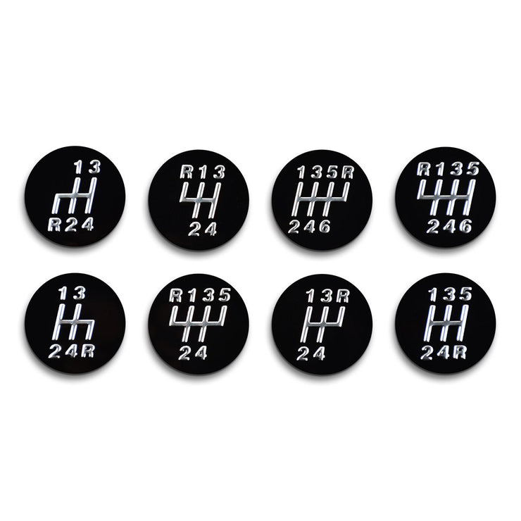 Billet Gear Knob Black Aluminium 8 Shift Patterns